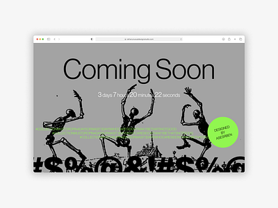 Coming Soon - Rather Unusual Design Studio app graphic design typography ui ux