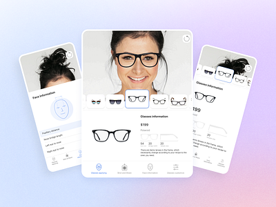 Uplara - iPad and iPhone app app design figma glasses mobile ui ux