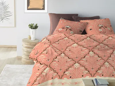 BC bed cover home deco illustration pattern