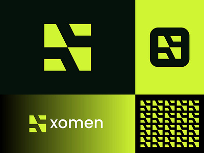 Xomen - Logo Design adobe brand design brand designer brand identity branding business logo clean concept design designer flat graphic design logo logo design logo designer minimal minimalist logo modern y2k yellow logo