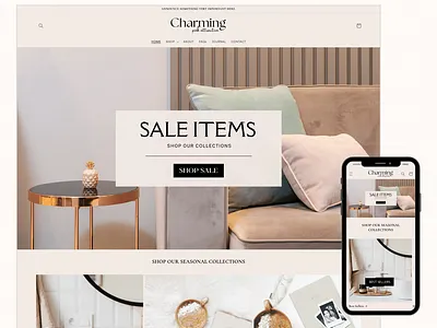 PINK - Light Eclair in AR Deco style Shopify theme