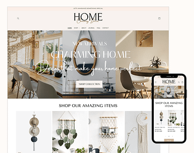 HOME - Shopify Template for Home Decor and Furniture Store | Min shopify