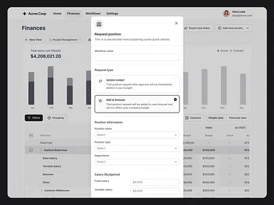 Finance analysis - workflow creation (drafts) ai analysis approval attio budget crm excel finance finance analysis financial report forecast position process approval report report creation reporting reports request salesforce workflow