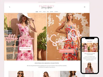 FEMININITY - Pink and Gentle Shopify Theme shopify