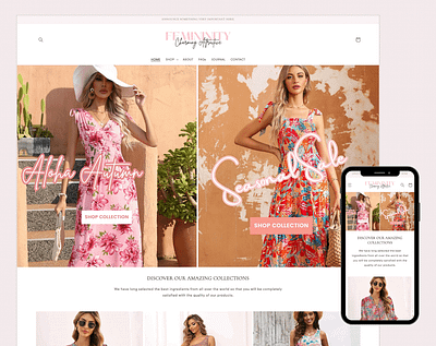 FEMININITY - Pink and Gentle Shopify Theme shopify