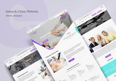 Rehabilitation Website about us chiropractor landing page ui our doctors ui our services ui our team
