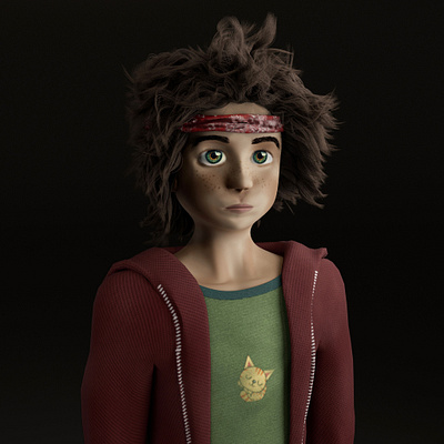 3D Hobo boy 3d arnold body boy hobo maya model render