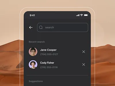 Mobile app b2b b2c dark fintech ui ux