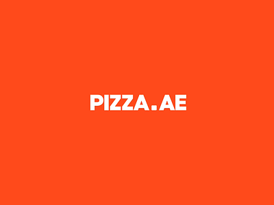 PIZZA.AE logo animation 2d 2d animation animation art branding bumper design gif intro logo motion graphics