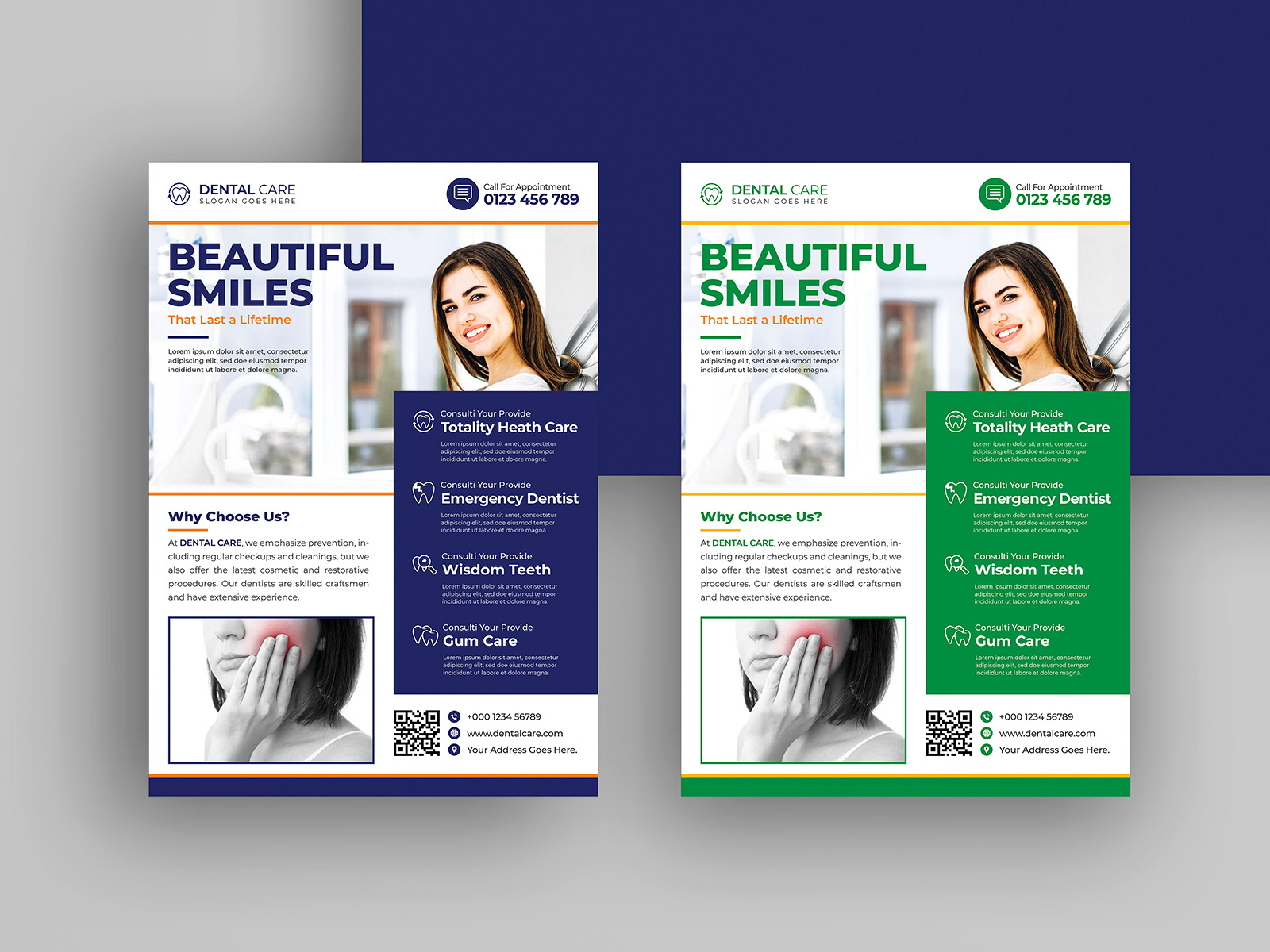 DENTAL CARE DENTISTRY FLYER TEMPLATE custom flyer dental care dental clinic dental flyer dentistry flyer design service design template doctor flyer flyer flyer template hospital flyer print template