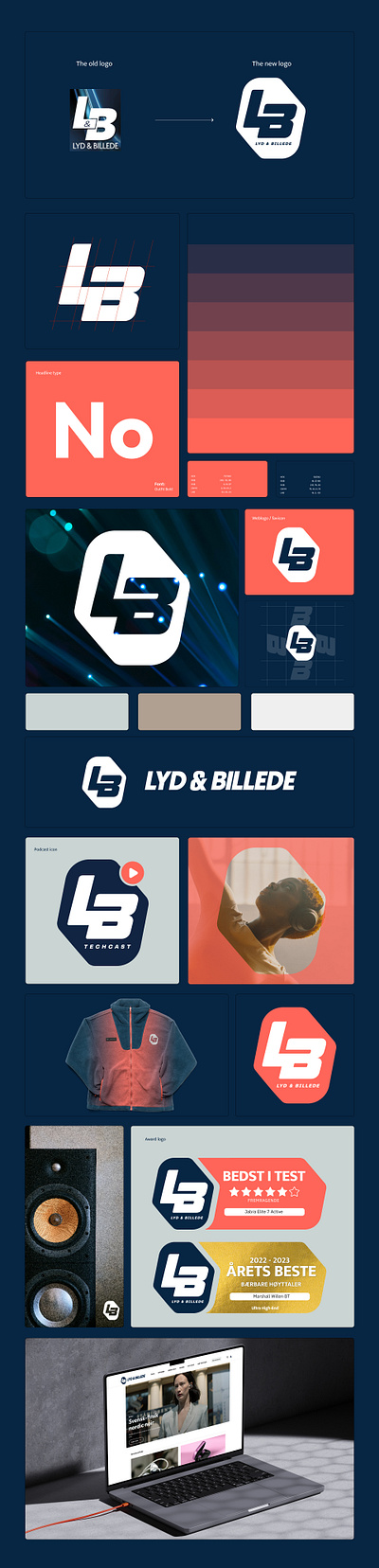 Rebranding of Lyd & Billede 🔥 branding logo rebranding visual identity