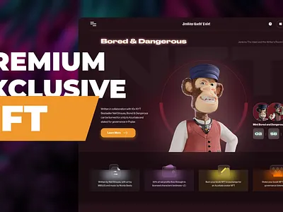 NFT website b2c crypto graphic design nft ui ux web3