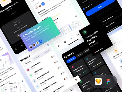 Tasksy UI kit for Productivity Mobile Apps collaboration dashboard design trend figma inspiration ios kanban productivity project management saas sketch task template theme todo ui design ui kit ux