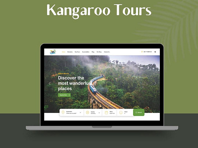 Kangaroo Tours Travel Agency Website adventuretravel bookingplatform destinationguide holidaywebsite landing page online booking responsivedesign tourbooking tourismweb travelagency travelui travelwebsite uiinspiration userexperience uxdesign vacationsite web design webdesign website