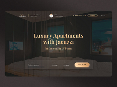 Luxury Apartments Booking / Concept ui