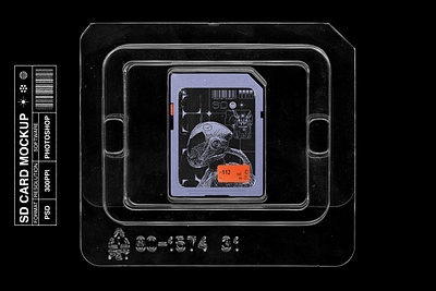 SD Card Mockup 3d animation branding graphic design logo mockup motion graphics photoshop ui