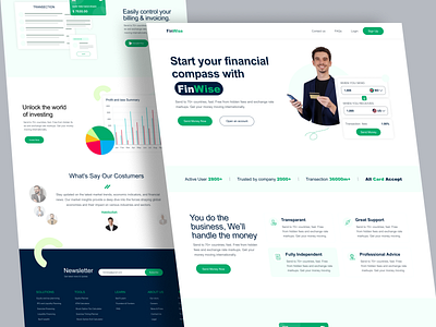 Finance Landing page Design 2023 banking website finance fintech website habib minimal website mobile app template design ui uiux webapp website design