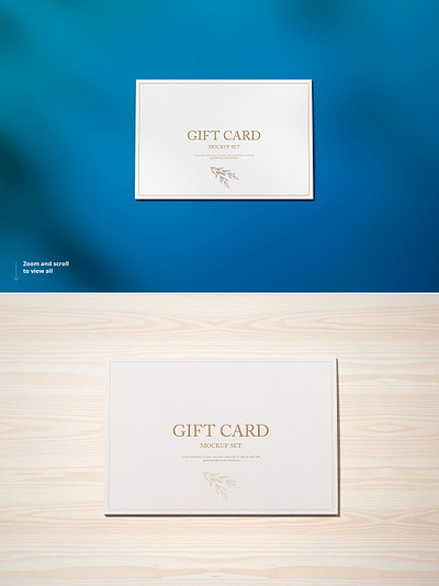 Gift Card Mockup Set 3d animation atm bank bonus branding business graphic design logo motion graphics ui