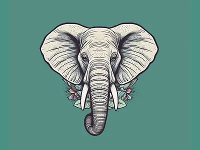 An elephant animation branding icon illustration motion graphics
