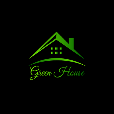 Green House Logo branding design graphic design logo logo design logo designer logos