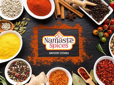 Namaste Spices - an omnichannel spices company branding design graphic design illustration ui ux vector