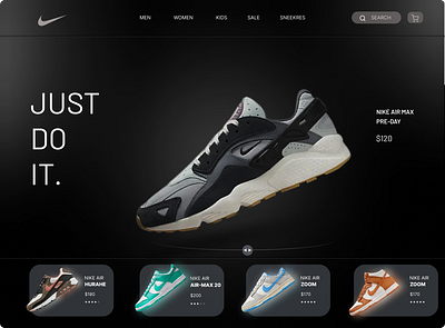 nike website redesigned app branding design graphic design illustration logo typography ui ux vector