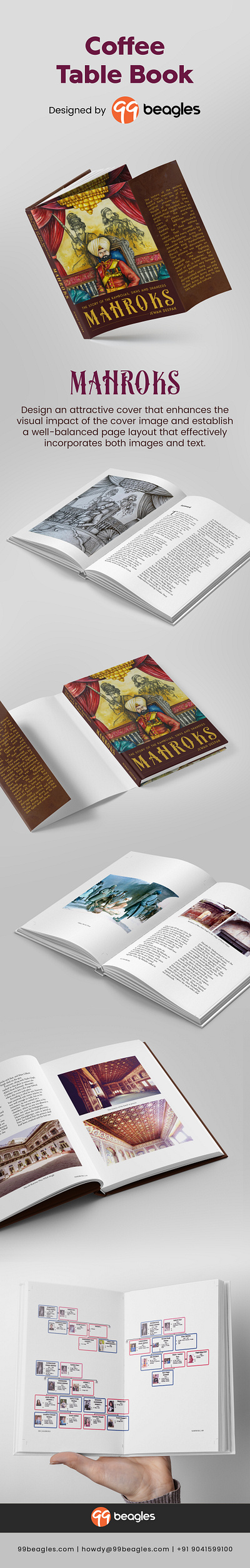 MAHROKS | Coffee Table Book Designed by 99beagles book covers books branding cover design design editorial design illustration layout publishing