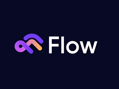 Flow, identity, Logo Design brand branding connect flow for sale identity design infinity logo logo design logodesign logomark logos platfrom professional logo simple logo symbol website logo