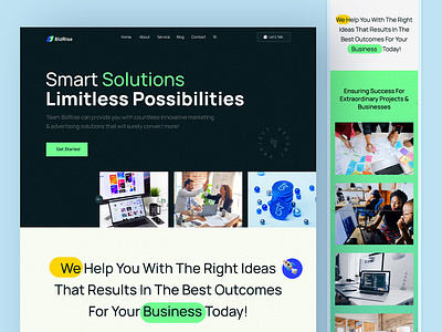 BizRise - Multipurpose Agency Website For Elementor agency agency website branding business agency business agency website template digital marketing multipurpose template ui ux