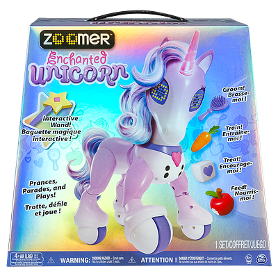 Zoomer Pony Toy Packaging Design branding cute design fun graphic design logo pony rainbow robot robotic unicorn