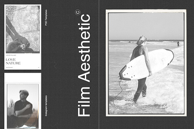 Film Aesthetic - Instagram Templates film film aesthetic film frames graphic design instagram logo social media stories story ui