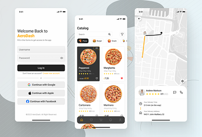 Food Delivery App Design app branding delivery app design figma food mobile app ui ux