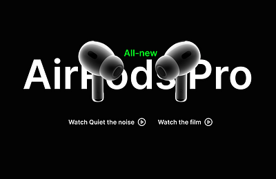 Apple AirPods Pro Animation. animation interactiondesign motion graphics ui uiux