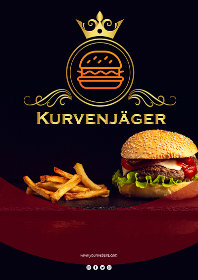 Burger Logo 3d branding design graphic design illustration illustror logo logo design vector