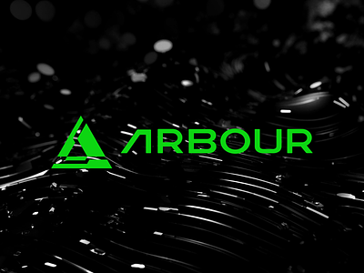 Arbour Game Logo a letter logo a logo abstract a logo arbour black and white gaming company logo gaming logo modern logo neon green tech logo techonology
