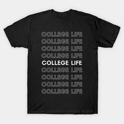 college life tshirt graphic design illustration logo tshirt
