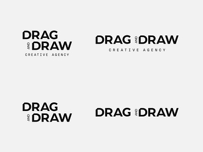 DRAG AND DRAW Creative Agency branding branding design graphic design identity design logo logodesign visual identity