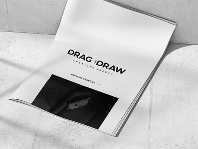DRAG AND DRAW Creative Agency brand identity branding branding design graphic design logo logodesign visual identity