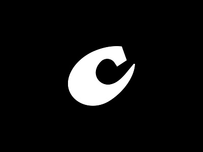 “C” Lettermark branding graphic design logo