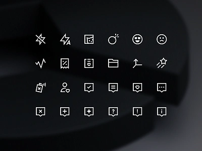 central icon system V1.13 glyphs icon icon system iconography icons iconset illustration mark pictograms vector