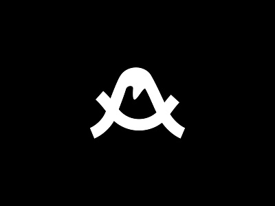"A" Mark branding graphic design logo