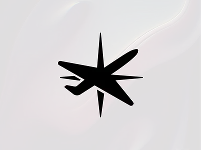 Compass/Airplane/Checkmark 🧭+✅+✈️ - V2 branding design graphic design icon identity logo minimalist