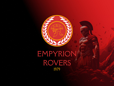 EMPYRION ROVERS FC best branding cool design emblems empyrion empyrion rovers football football emblem football team logo modern soccer soccer team spartain stylish