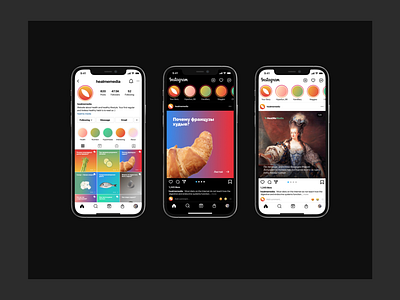 HealMe — Instagram Design canva design figma graphic design health instagram