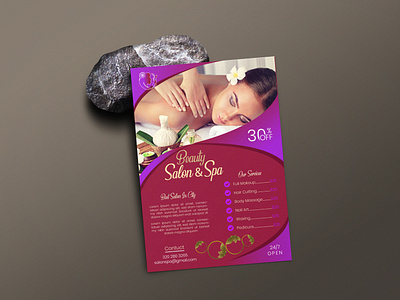 Salon & Spa beauty salon beauty spa flyer flyer design flyer template flyers salon spa spa salon spa flyer