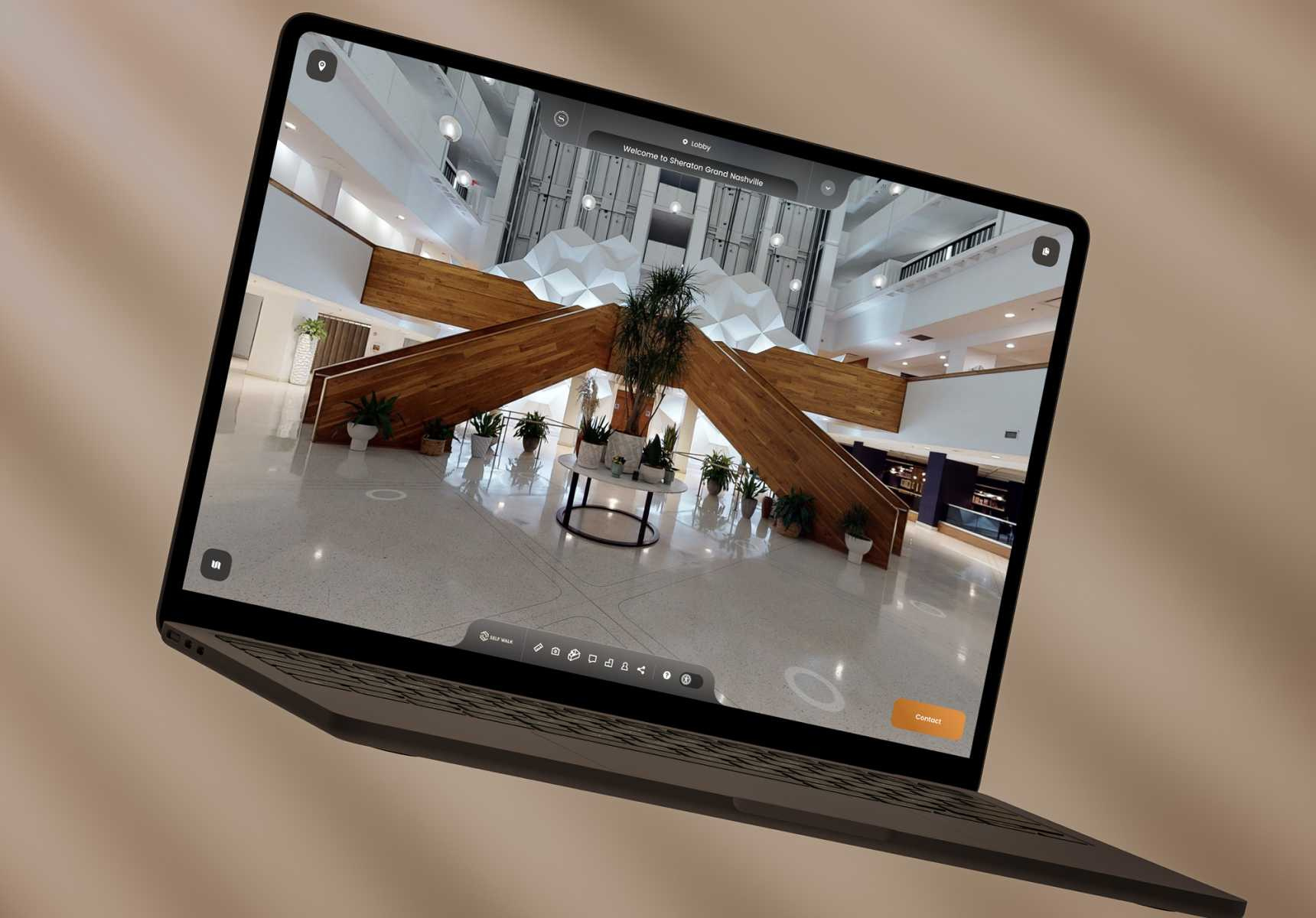 Self Walk Imaging - 3D Tour 3d blur background figma hospitality hotel interface design layout matterport minimal product design responsive ui user interface ux virtual tour web design