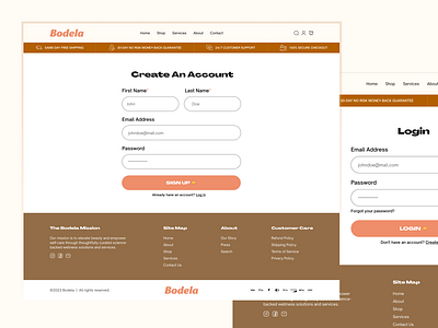 Create Account& Login - Bodela 3d account animation bodela branding create design graphic design illustration landing page login logo motion graphics product page twitter ui ux vector x