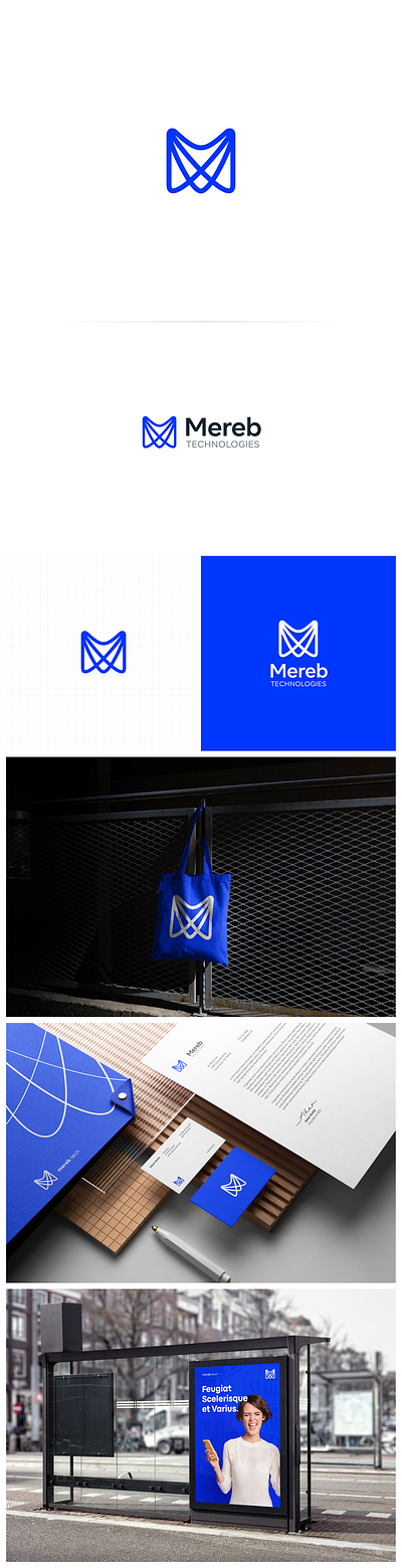 Modern Logo Design For Mereb 3d animation app brand style guideline design branding business logo creative designer design graphic design logo logo designer logo maker modern logo motion graphics ui vector visual designer