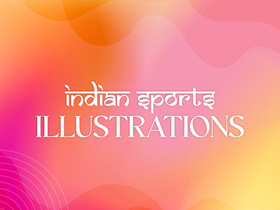 Indian Sports Illustrations 3d advertisement art artwork cartoon design digital art graphic design illustration indian indian sports instagram kabbadi mallakhamb nft social media creative social media posts sports typography vector