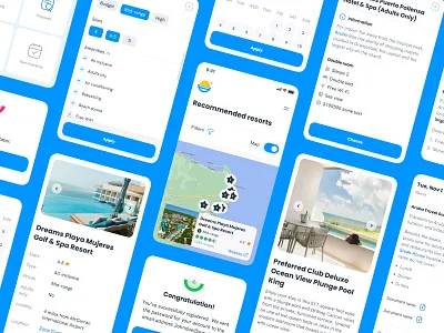 Travelsment — Custom Planned Travel application bachoodesign blue clean croise interface mobile product travel trip ui uiux ux web application website